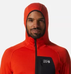 Mountain Hardwear Men's Polartec® Power Grid™ Full Zip Hoody -Outlet Summit Quest Store 1985311 842 a2
