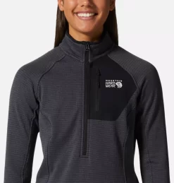 Mountain Hardwear Women's Polartec® Power Grid™ Half Zip Jacket -Outlet Summit Quest Store 1985341 450 a2