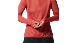 Mountain Hardwear AirMesh 1/2 Zip Tops - Women's 21 Mountain Hardwear AirMesh 1/2 Zip Tops - Women's -Outlet Summit Quest Store opplanet mountain hardwear airmesh 1 2 zip top womens calla small 1956571644 s av 5