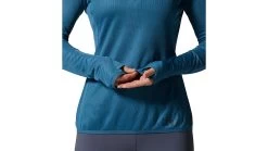 Mountain Hardwear AirMesh 1/2 Zip Tops - Women's 22 Mountain Hardwear AirMesh 1/2 Zip Tops - Women's -Outlet Summit Quest Store opplanet mountain hardwear airmesh 1 2 zip top womens caspian extra small 1956571442 xs av 4