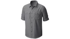 Mountain Hardwear Canyon Long Sleeve Shirts - Men's -Outlet Summit Quest Store opplanet mountain hardwear canyon long sleeve shirt mens manta grey om7043073 av 1