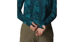 Mountain Hardwear Crater Lake Long Sleeve Crop Top - Women's -Outlet Summit Quest Store opplanet mountain hardwear crater lake long sleeve crop top womens palisades geos print medium 1986771351 pt m av 4