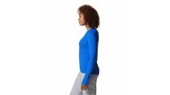 Mountain Hardwear Crater Lake Long Sleeve Top - Women's -Outlet Summit Quest Store opplanet mountain hardwear crater lake long sleeve top womens bright island blue small 1982721409 b s av 2