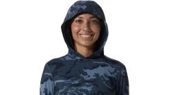 Mountain Hardwear Crater Lake LS Hoodies - Women's -Outlet Summit Quest Store opplanet mountain hardwear crater lake ls hoody womens blue slate crag small 1829681417 s av 3