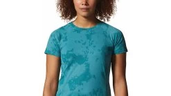 Mountain Hardwear CraterLake Short Sleeve Top - Women's -Outlet Summit Quest Store opplanet mountain hardwear craterlake short sleeve top womens palisades scatter dye print small 1993361350 pt s av 3