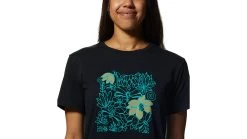 Mountain Hardwear Floral Graphic Short Sleeve T-Shirts - Women's -Outlet Summit Quest Store opplanet mountain hardwear logo in a box short sleeve t shirts womens black large 1989381011 black l av 4