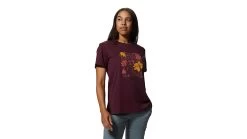 Mountain Hardwear Floral Graphic Short Sleeve T-Shirts - Women's -Outlet Summit Quest Store opplanet mountain hardwear logo in a box short sleeve t shirts womens cocoa red large 1989381605 cocoa red l av 1