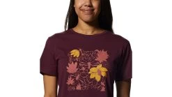 Mountain Hardwear Floral Graphic Short Sleeve T-Shirts - Women's -Outlet Summit Quest Store opplanet mountain hardwear logo in a box short sleeve t shirts womens cocoa red large 1989381605 cocoa red l av 4