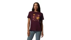 Mountain Hardwear Floral Graphic Short Sleeve T-Shirts - Women's -Outlet Summit Quest Store opplanet mountain hardwear logo in a box short sleeve t shirts womens cocoa red large 1989381605 cocoa red l main