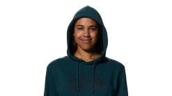 Mountain Hardwear Logo Pullover Hoody - Women's -Outlet Summit Quest Store opplanet mountain hardwear logo pullover hoody womens dark marsh large 2016791375 dark marsh l av 4