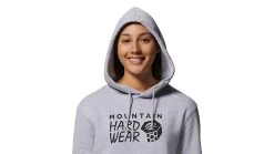 Mountain Hardwear Logo Pullover Hoody - Women's -Outlet Summit Quest Store opplanet mountain hardwear logo pullover hoody womens hardwear grey h large 2016791057 hl av 4