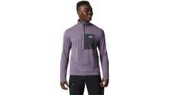 Mountain Hardwear Rogue Pursuit 1/2 Zip Tops - Men's -Outlet Summit Quest Store opplanet mountain hardwear rogue pursuit 1 2 zip top mens allium small 1978981538 s main