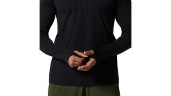 Mountain Hardwear Stretch Half Zip - Men's -Outlet Summit Quest Store opplanet mountain hardwear stretch half zip mens black 2xl 1942331010 xxl av 4