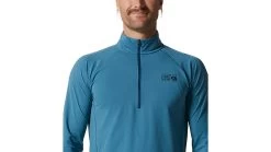 Mountain Hardwear Stretch Half Zip - Men's -Outlet Summit Quest Store opplanet mountain hardwear stretch half zip mens caspian extra large 1942331442 xl av 3