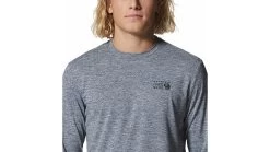 Mountain Hardwear Sunblocker Long Sleeve Top - Men's -Outlet Summit Quest Store opplanet mountain hardwear sunblocker long sleeve top mens foil grey heather 2xl 2027871056 f xxl av 3